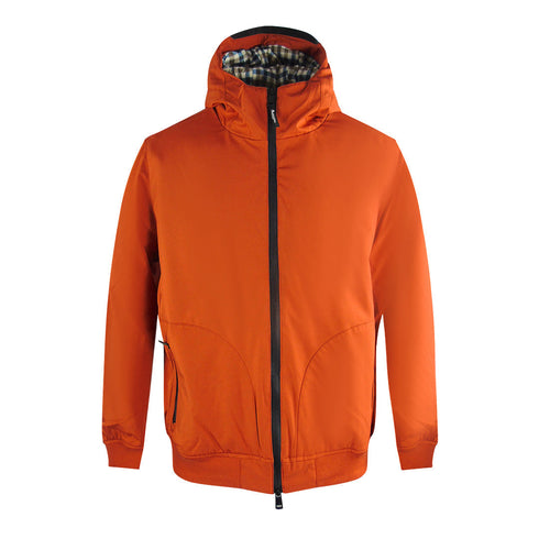 Aquascutum Active Hooded Rust Orange Jacket JK008 23